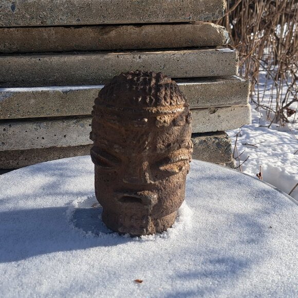 Mende African Commemorative Head - Picture 1 of 11